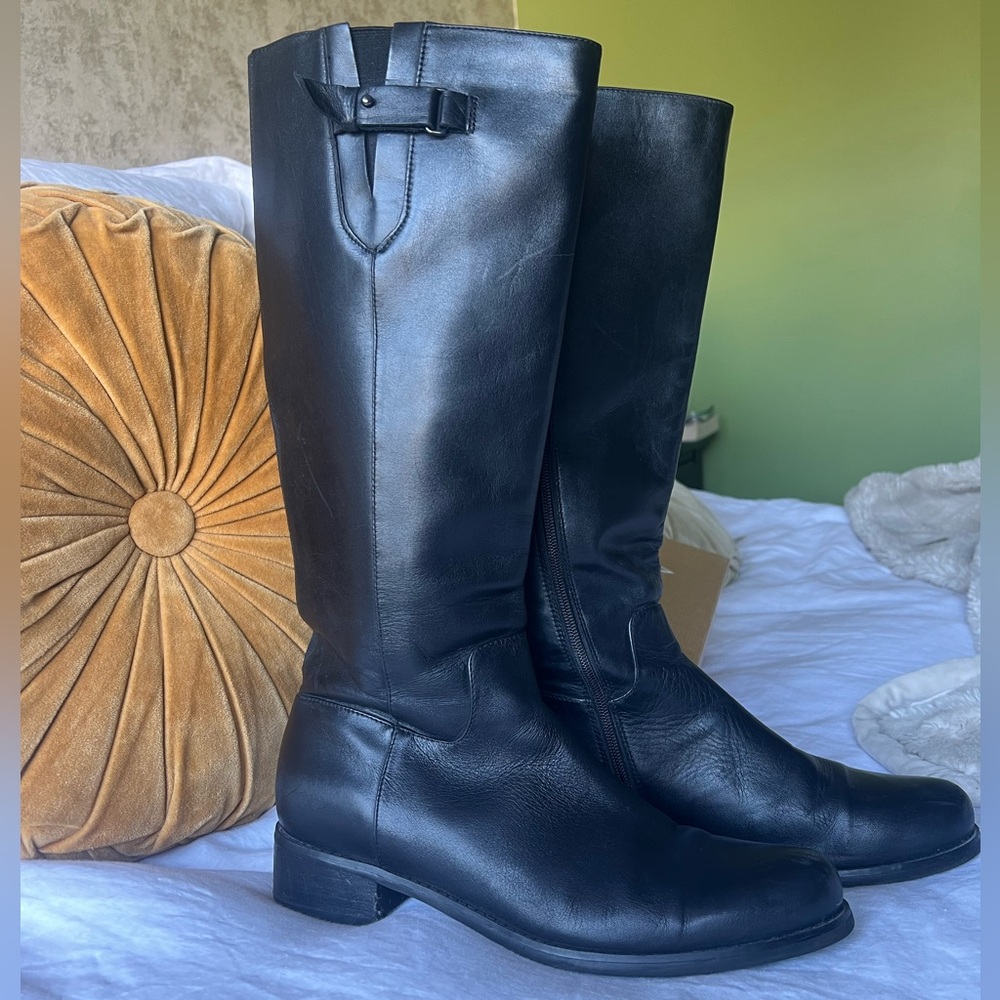 Blondo Waterproof Tall Black Riding Boots